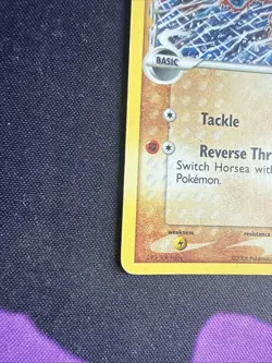 Pokemon 2006 Horsea Reverse Holo Ex Dragon Frontiers Stamped Delta Species -MP - Image 5