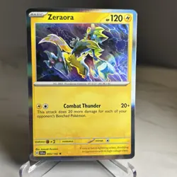 Zeraora 055/142 Holo Rare - Stellar Crown Pokemon TCG - Pack Fresh Near Mint NM - Image 1