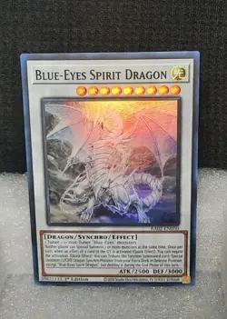 Yu-Gi-Oh! Blue-Eyes Spirit Dragon *SUPER RARE* RA02-EN030 1st Edition NM/M - Image 1
