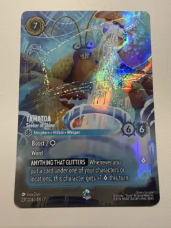 Disney Lorcana Winterspell ~ Tamatoa - Seeker Of Shine ENCHANTED 237/204 - Image 1