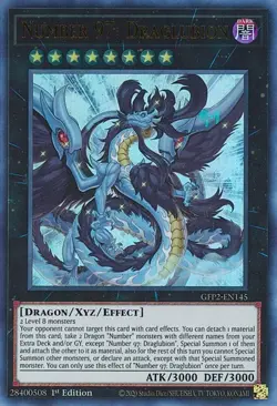GFP2-DE14 Number 97: Draglubion Ultra Rare Near Mint 1st Edition YuGiOh Card TCG - Image 1