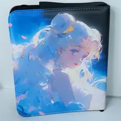 Sailor Moon Card Binder 3-Ring Anime Waifu Double Sided Redemption 10 In Folder - Image 2