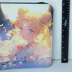 Sailor Moon Card Binder 3-Ring Anime Waifu Double Sided Redemption 10 In Folder - Image 3