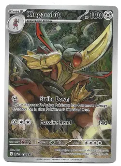 Kingambit 130 Sv: Scarlet & Violet Promo Cards Holo Illustration Rare Pokemon NM - Image 1