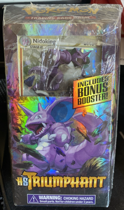 HS Triumphant - Trading Card Game Theme Deck-Pokemon Contains Booster Pack - Image 1