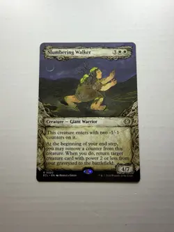 Slumbering Walker NM Showcase Lorwyn Eclipsed Magic The Gathering Mtg Near Mint - Image 1