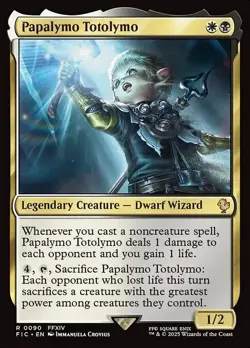Magic The Gathering MTG PAPALYMO TOTOLYMO Final Fantasy NM - Image 1