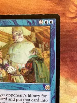 MTG Bribery Mercadian Masques Moderately Played Condition Blue Rare Vintage!! - Image 4