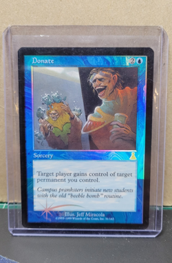 Magic: The Gathering Urza's Destiny Donate Foil Rare 31/143 Blue English 1999 - Image 1