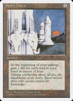 MTG Ivory Tower ** Fourth Edition ** English - Image 1