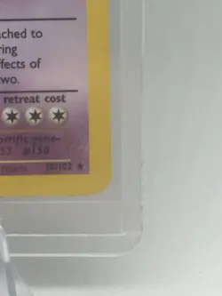 Mewtwo Holo Rare 10/102 Wizards of the Coast Pokemon TCG Base Set 1999 - Image 3