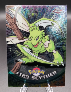 2000 Topps Chrome Series 2 - Pokemon Scyther #123 - Image 1