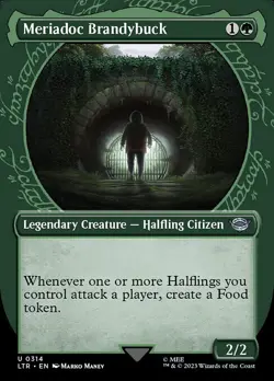 NM Showcase Foil Meriadoc Brandybuck, MTG, Lord of the Rings, Magic, 314 - Image 1