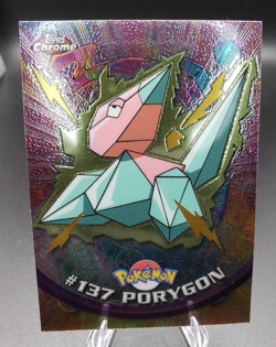 2000 Topps Chrome Series 2 - Pokemon Porygon #137 - Image 1