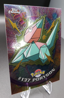 2000 Topps Chrome Series 2 - Pokemon Porygon #137 - Image 2