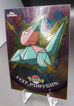 2000 Topps Chrome Series 2 - Pokemon Porygon #137 - Image 3