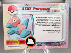 2000 Topps Chrome Series 2 - Pokemon Porygon #137 - Image 4