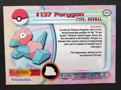2000 Topps Chrome Series 2 - Pokemon Porygon #137 - Image 5