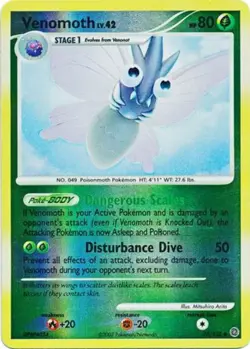 1x Venomoth - 73/132 - Uncommon - Reverse Holo Lightly Played Pokemon Diamond & - Image 1