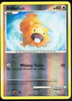 Bidoof 91/147 Common Supreme Victors Pokemon Heavily Played - Image 1