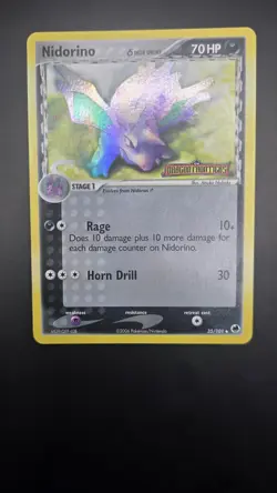 Nidorino 35/101 [Delta Species] — EXC Condition — Dragon Frontiers Pokemon Card - Image 2