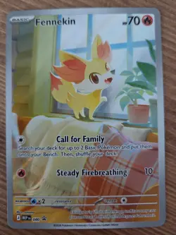 Pokemon Fennekin Black Star Promo 080 - Mega Evolution - NM - Image 1