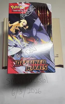 Pokemon Destined Rivals Booster Box (ENG) - 36 Packs - Perfect Sealed - Image 2