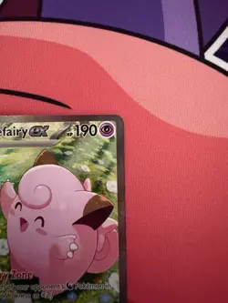 Lillie’s Clefairy ex 184/159 IR Journey Together Pokemon TCG English Near Mint - Image 3