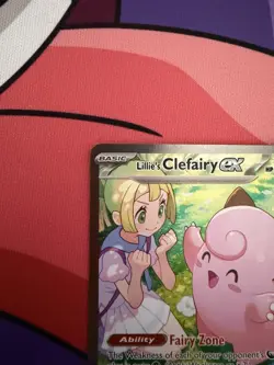 Lillie’s Clefairy ex 184/159 IR Journey Together Pokemon TCG English Near Mint - Image 4