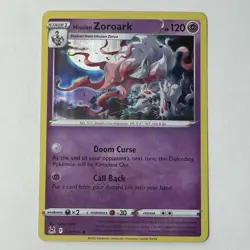 Hisuian Zoroark 076/196 Pokemon Lost Origin Holo Card LP-NM - Image 1