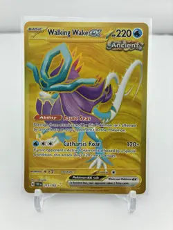 Pokemon Walking Wake ex SV05 Temporal Forces Hyper Rare Holo 220 HP 215/162 - Image 1
