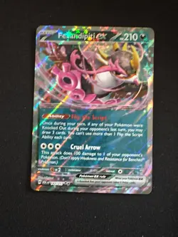 Pokemon Company Fezandipiti ex 142/217 Ascended Heroes Double Rare EN NM - Image 1