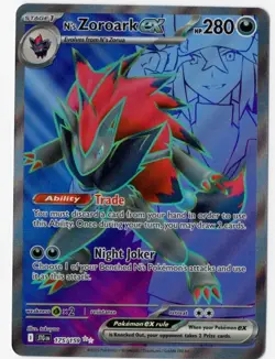 Pokemon TCG N's Zoroark ex 175/159 Journey Together Ultra Rare NM - Image 1