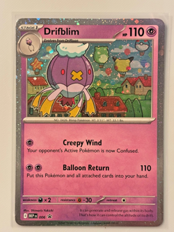 Drifblim #006 Black Star Promo Mega Evolutions Pokemon 2025 NM - Image 1