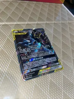 *BLACK STAR* Garchomp & Giratina SM 193 GX Full Art Holo Pokemon TCG - Image 3