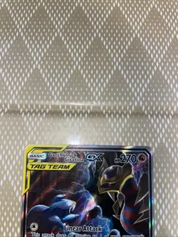 *BLACK STAR* Garchomp & Giratina SM 193 GX Full Art Holo Pokemon TCG - Image 4