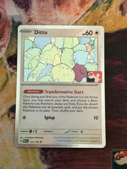 Ditto 132/165 - Cosmos Holo Prize Pack Stamped Series 6 - Pokemon TCG - Image 1