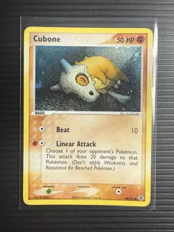 2004 Pokemon EX Fire Red & Leaf Green Cubone Reverse Holo 60/112 - Image 1