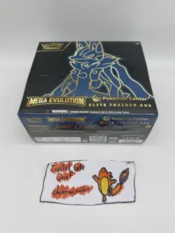 Pokemon Center Mega Evolution Elite Trainer Box ETB Lucario Sealed - Image 1