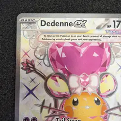 Dedenne ex 239/193 Paldea Evolved Ultra Rare Full Art Pokemon TCG NM #LA3 - Image 2