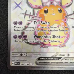 Dedenne ex 239/193 Paldea Evolved Ultra Rare Full Art Pokemon TCG NM #LA3 - Image 5