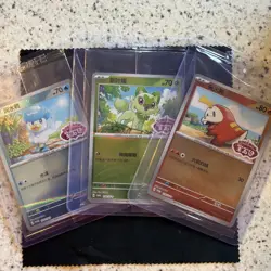 Pokemon TCG Chinese Gem Pack Fuecoco Quaxly Promo Sealed Full Set Promo’s #07 - Image 1