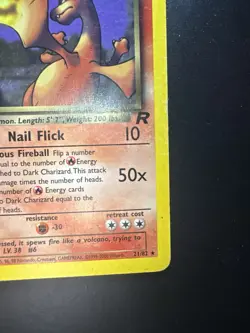 Pokemon TCG Team Rocket Dark Charizard 21/82 (non-holo) - Image 4