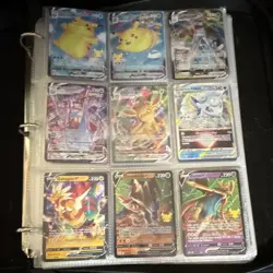 Pokemon TCG Celebrations Binder Lot Full Art Holo/Foil V GX Pikachu Charizard - Image 1