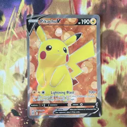 Pokemon Pikachu V Holo Promo SWSH063 Sword & Shield EN 190HP Murayama - Image 3