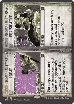 NM Showcase Crime/Punishment, MTG, OTJ, Magic the Gathering, 39 - Image 1