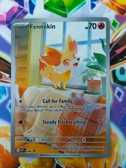 Fennekin 080 - Full Art Black Star Promo - Chaos Rising - Pokemon TCG NM - Image 1