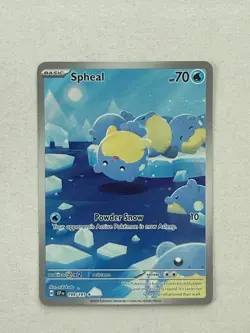 Spheal 199/191 Illustration Rare Surging Sparks Pokemon Near Mint - Image 1