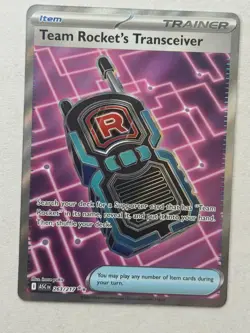 Team Rocket's Transceiver 263/217 Ultra Rare Ascended Heroes Pokemon Near Mint - Image 1