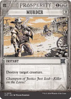 NM Showcase Murder, MTG, OTJ, Magic the Gathering, 16 - Image 1
